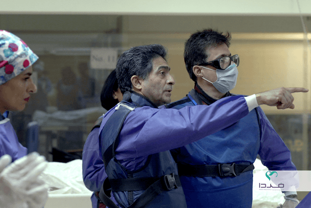 کارگاه اینترونشنال درد بر روی جسد